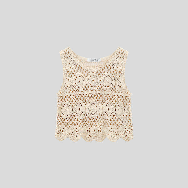 100% Cotton Crochet Tank Top