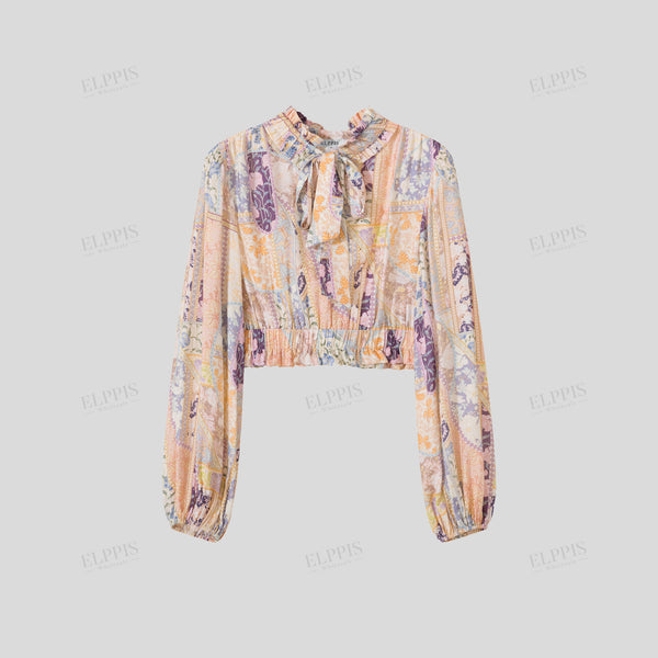 Small V-Neck Printed Shirt