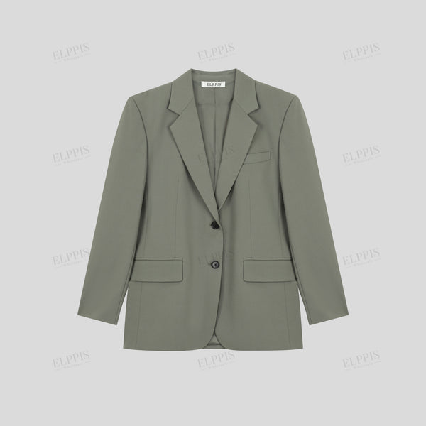 Simplistic H-line long sleeve blazer